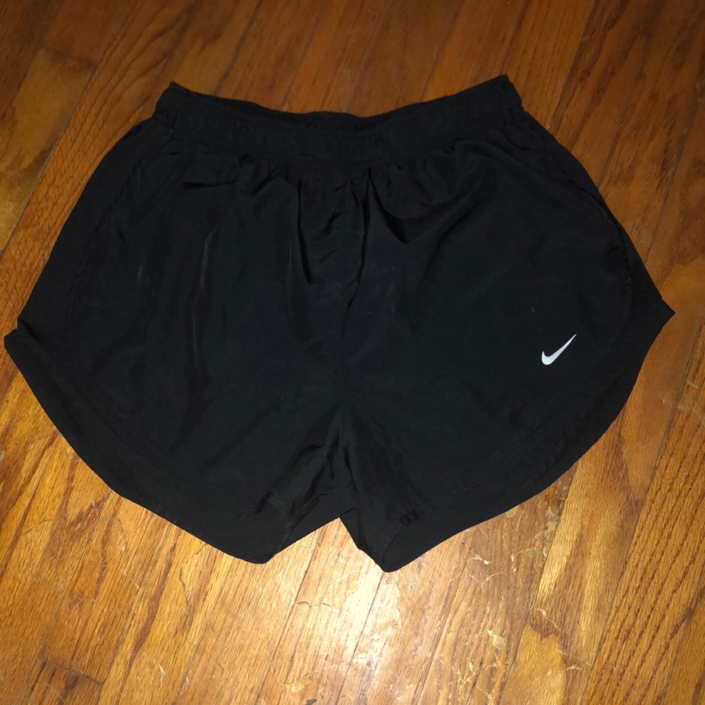 black nike shorts